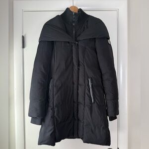 Noize Cruelty Free Outwear Lauren Parka Puffy Jacket Black Snow Canada Medium